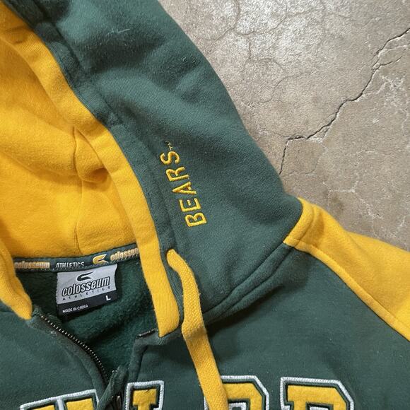 Baylor Bears Colosseum Logo Full Zip Men's Jacket - Black Heather Adult L - Picture 7 of 11